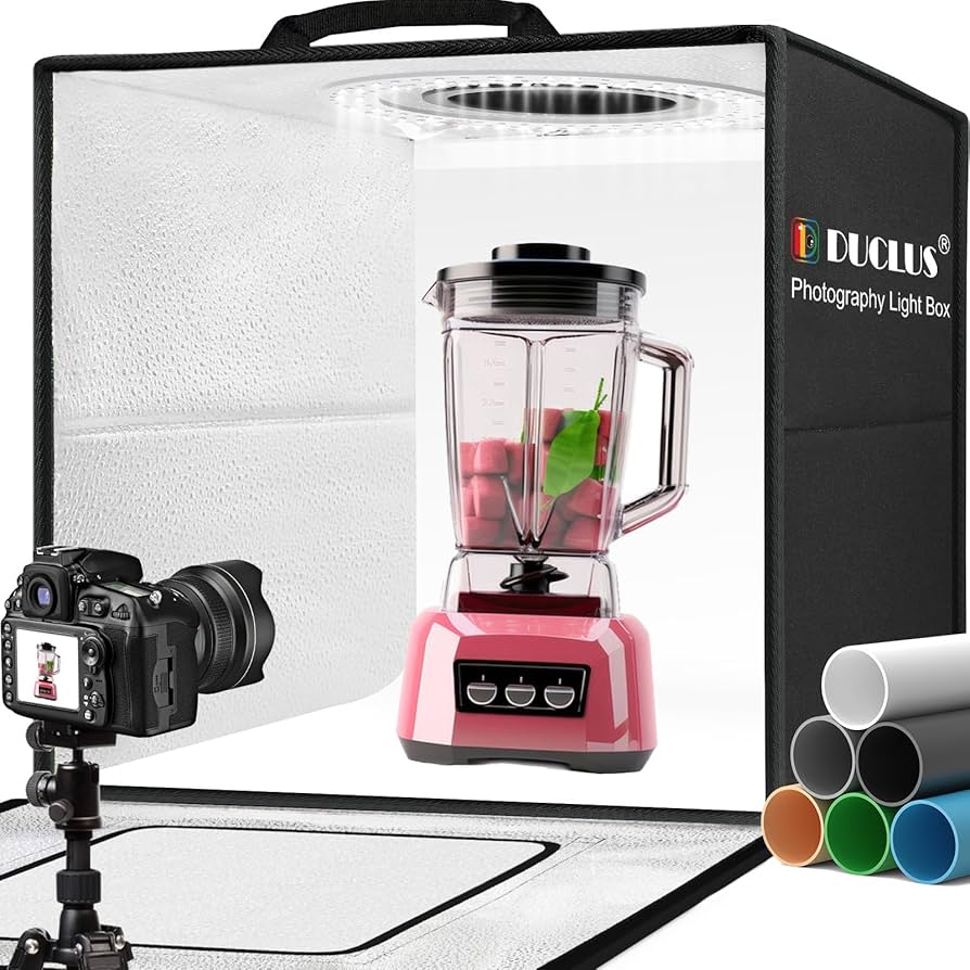 DUCLUS 撮影ボックス 50cm 撮影ブース 折りたたみ、Light Box Amazon | DUCLUS 撮影ボックス 50cm 撮影ブース 折りたたみ